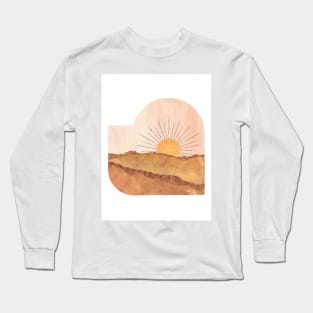 Abstract sunset Long Sleeve T-Shirt